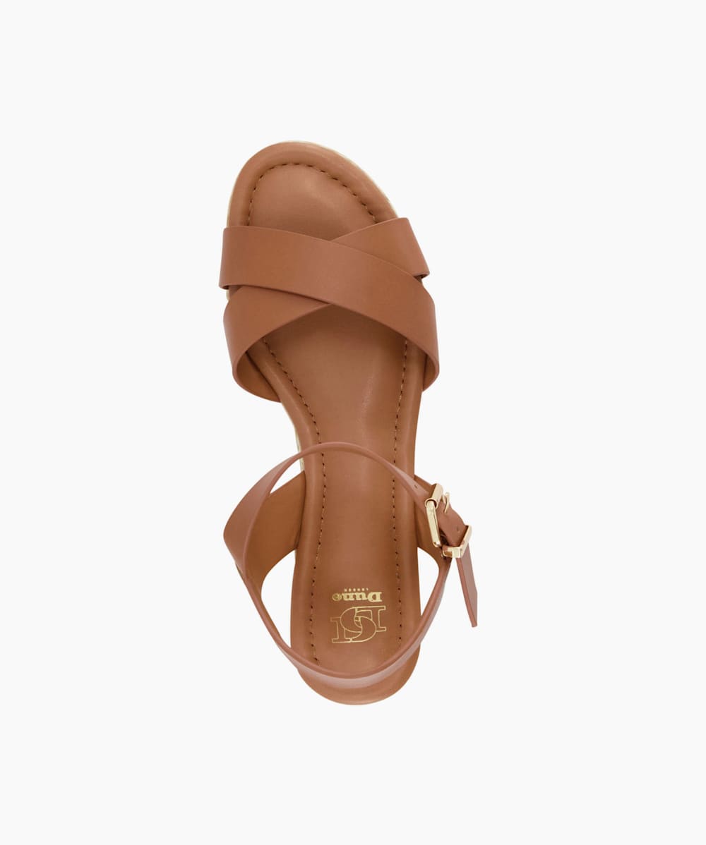 Dune tan leather best sale sandals