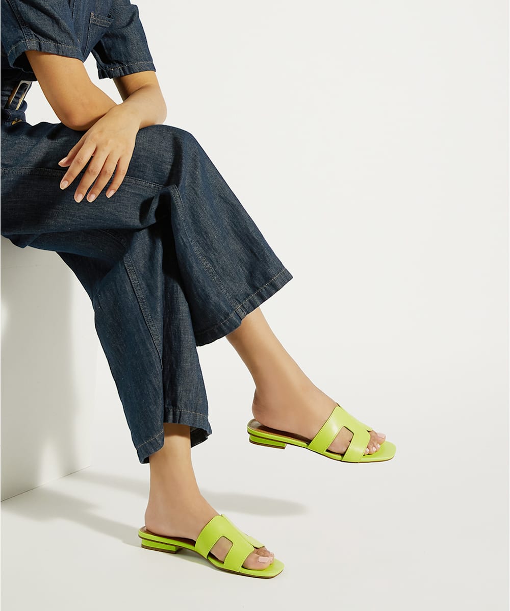 Dune yellow sandals 2025