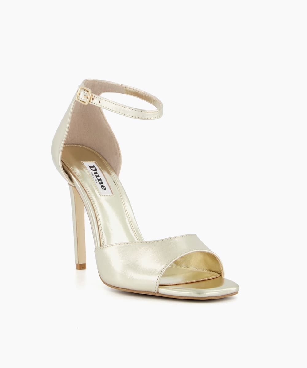 Peep toes doré store