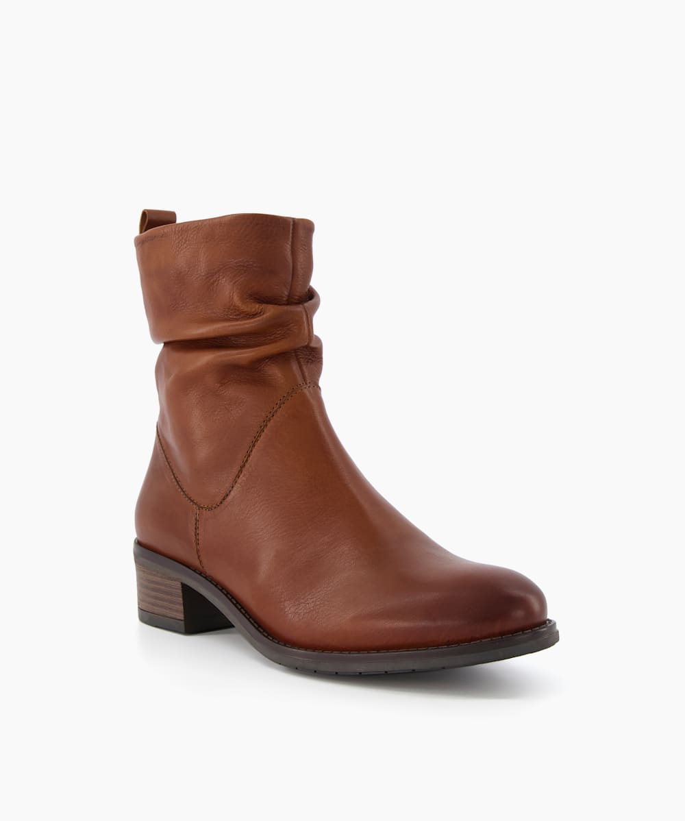 Dune pagers ruched ankle boots top