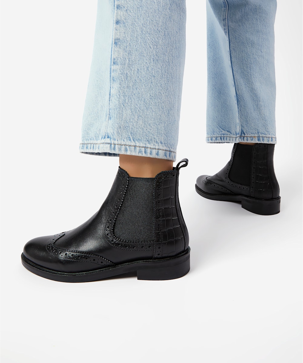 Dune black chelsea boots cheap