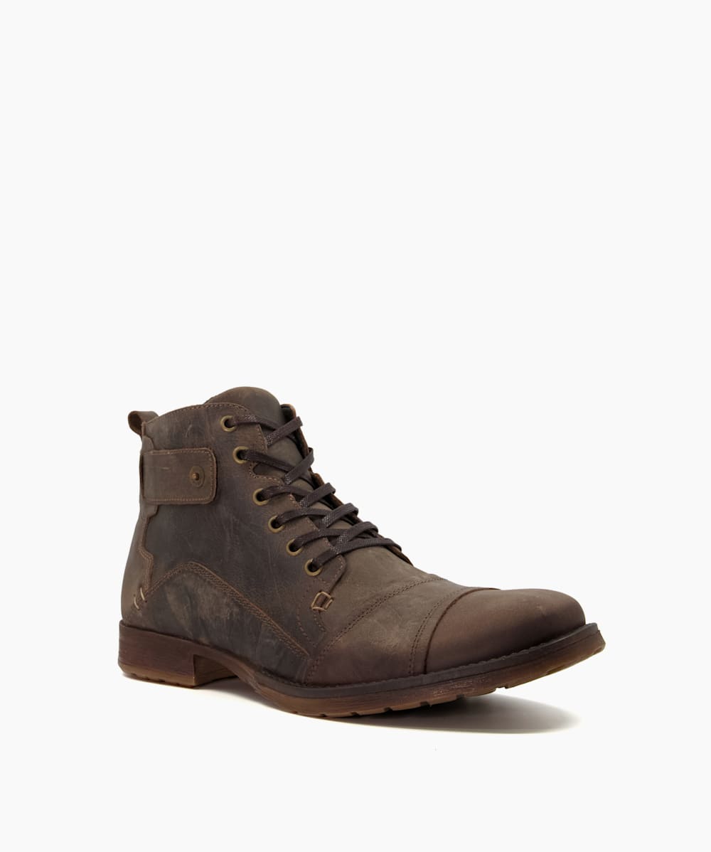 Dune mens brown boots on sale