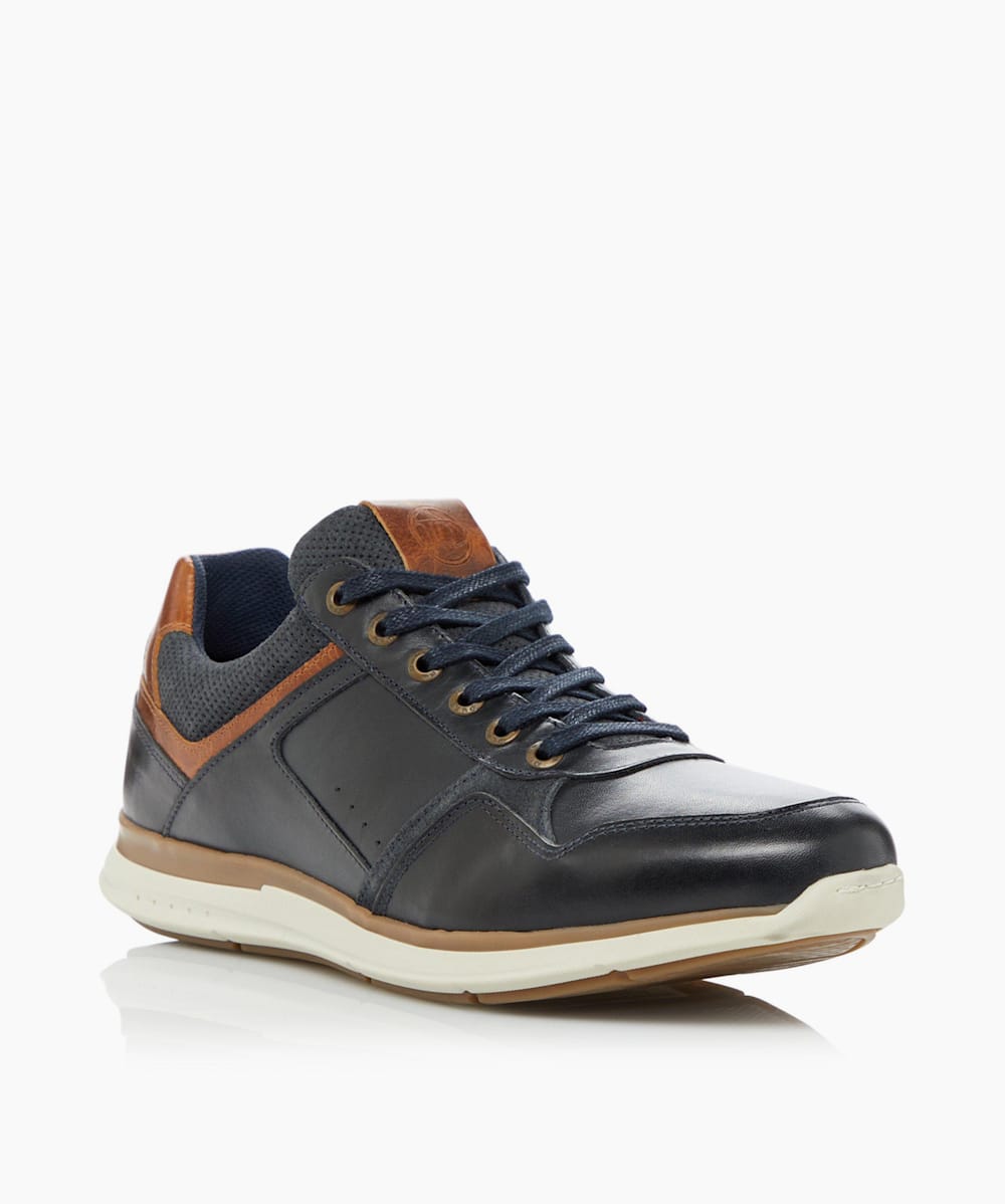 Mens smart navy on sale trainers