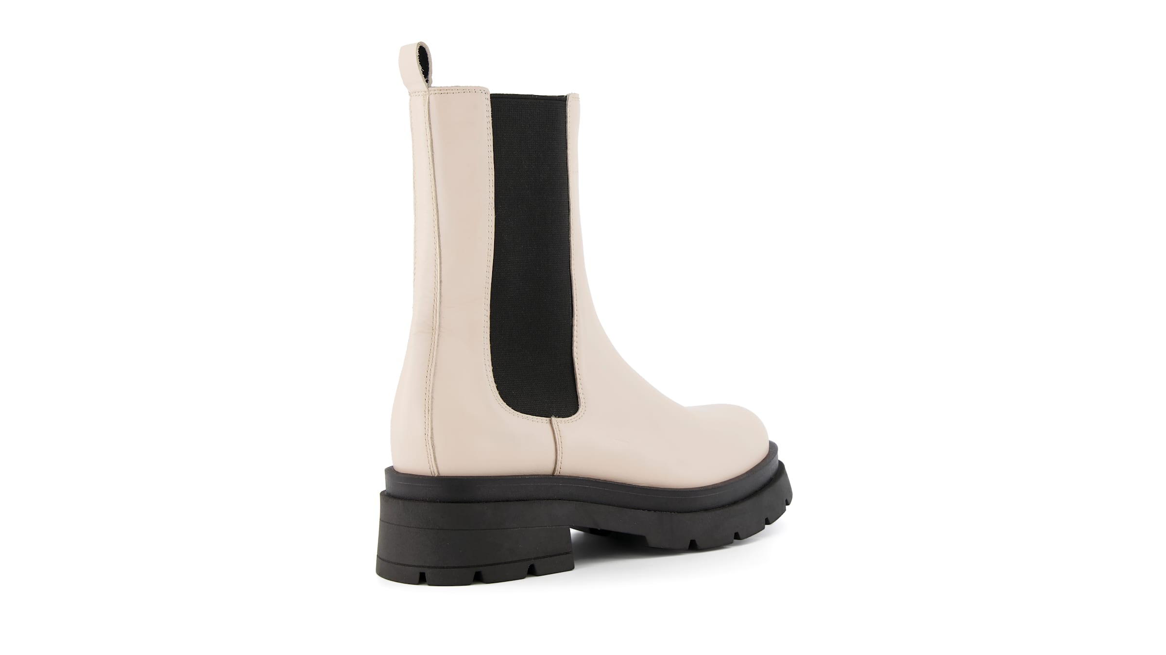 cream ankle chelsea boots