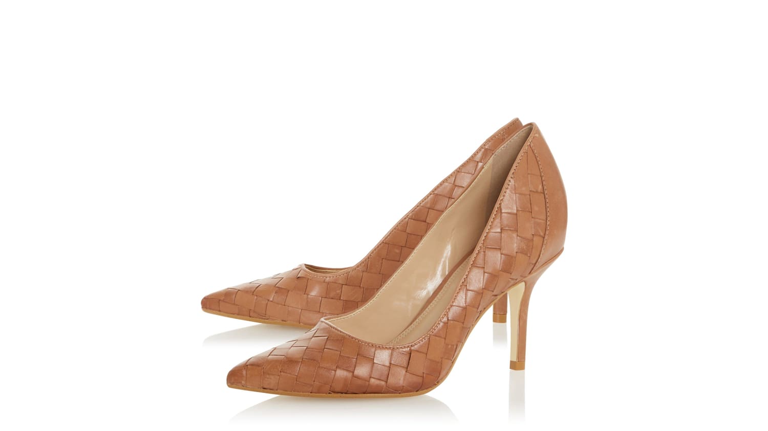 Dune Ladies Womens Bowe Woven Pointed Toe Mid Heel Court Shoes Stiletto Heel Dune Ladies Womens Bowe Woven Pointed Toe Mid Heel Court Shoes Stiletto Heel