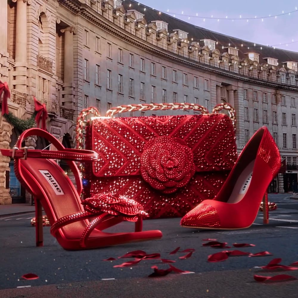 Red heels dune hotsell