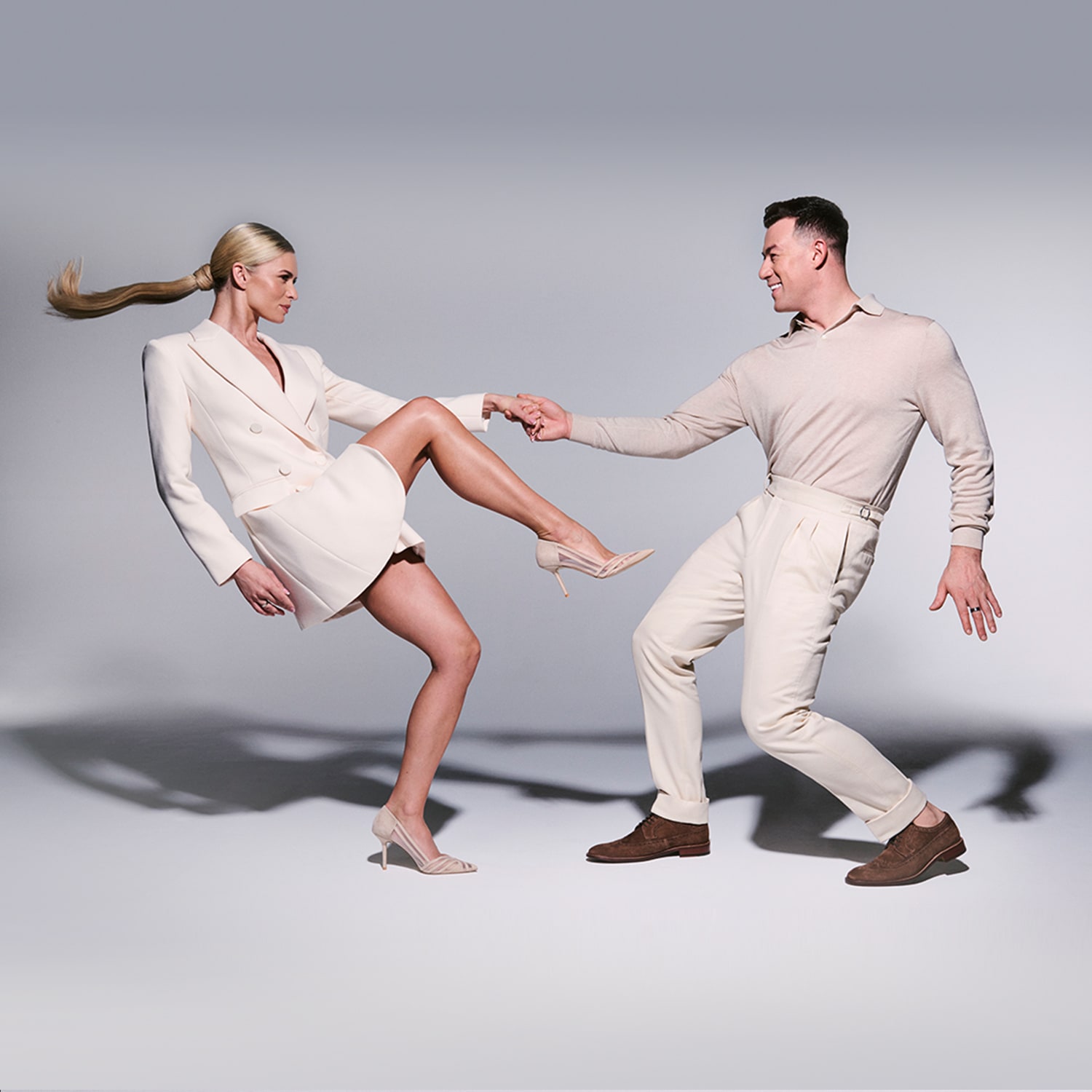 Nadiya & Kia modelling the Dune London occasion collection