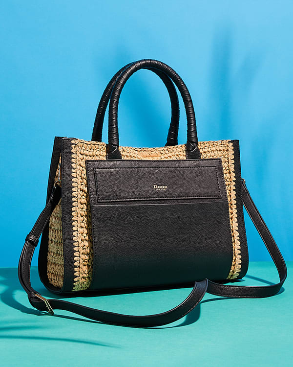 Straw and raffia bag named Doughtry