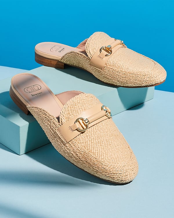 Close-up of the Glowin loafers with snaffle trims