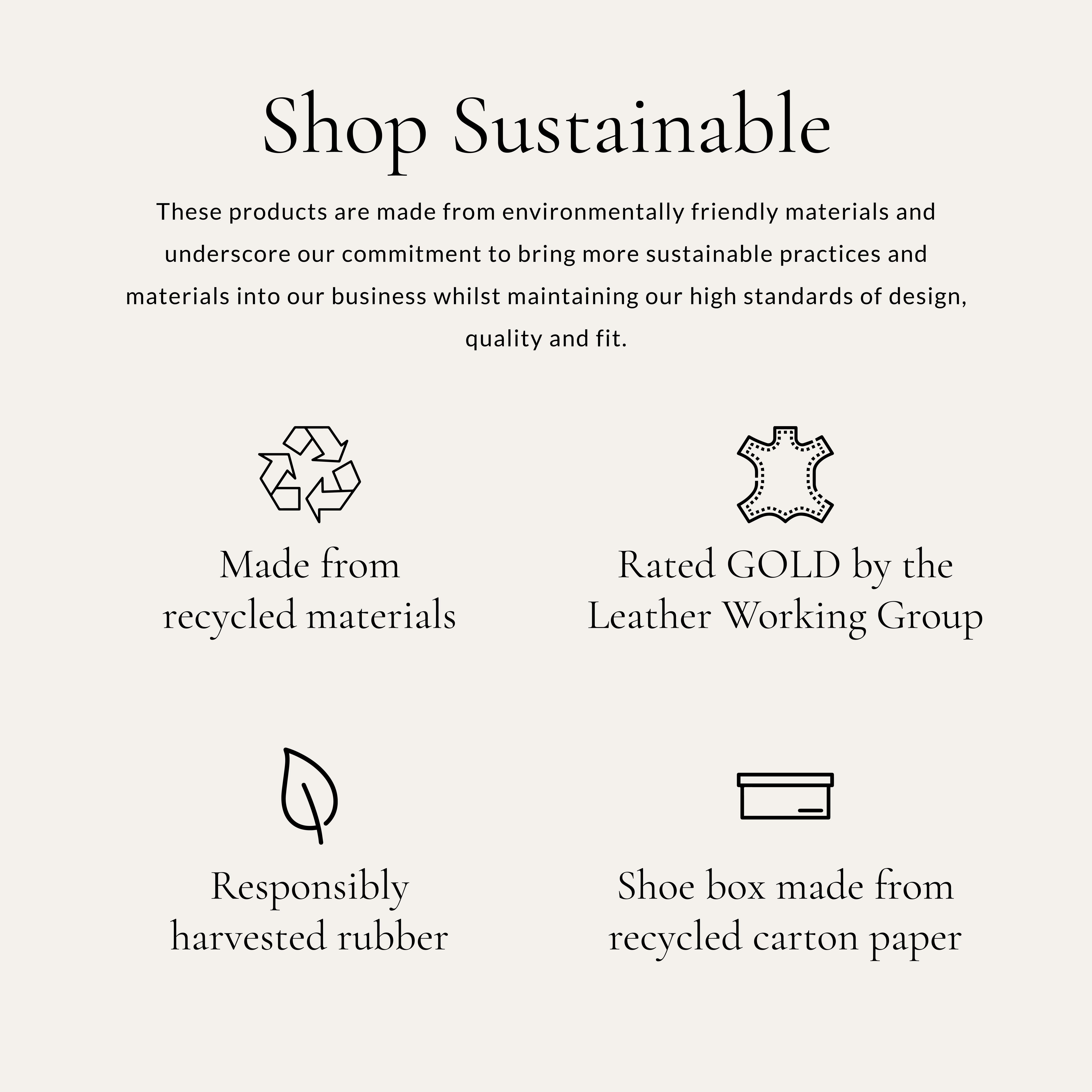 Dune London ECO trainer sustainable components