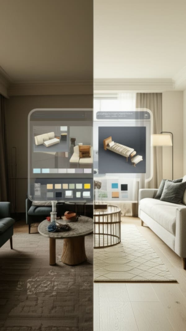 Before And After How To Use Ai For Interior Design Transformation Example