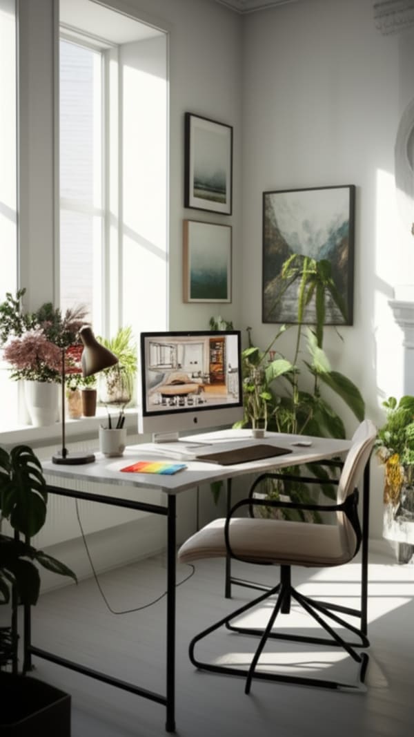 Professional Ai Living Room Design Workspace Setup