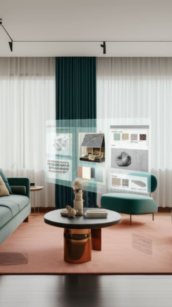 Color Palette And Design Elements For Ai Living Room Design