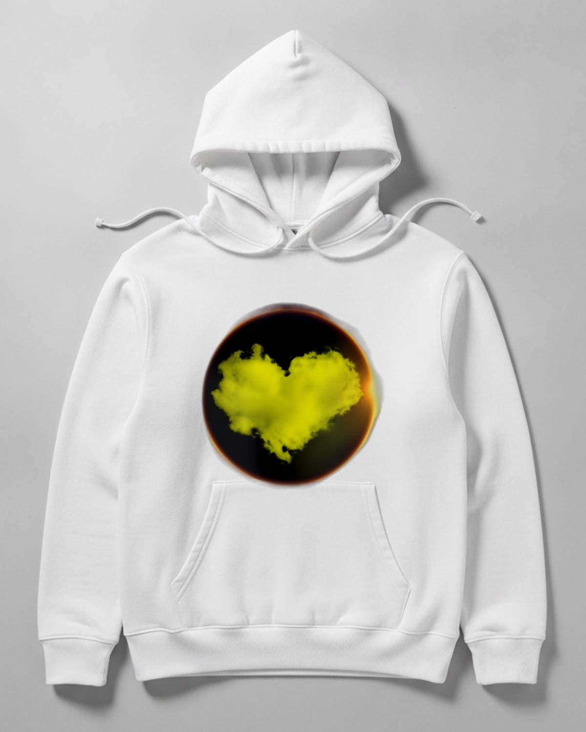 Vessels printed on the College hoodie in Arctic white