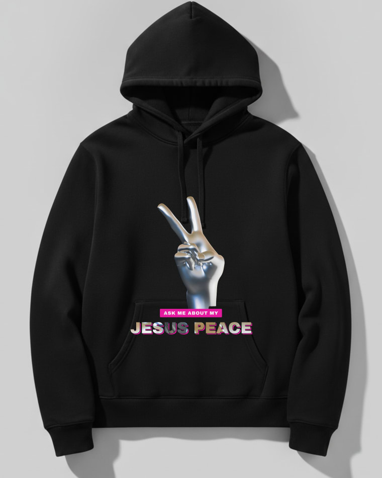 Ask me about my Jesus Peace hoodie in Black