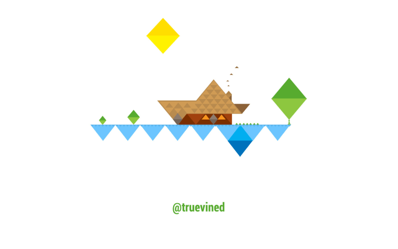 Featured image for Geometric Doodle #2 - Triangle Love
