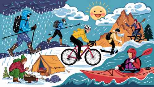 Enjoying the Outdoors No Matter the Forecast - Tips and Gear