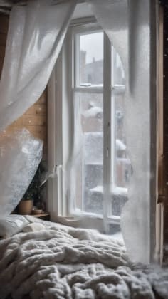 Temporary insulation methods for apartments