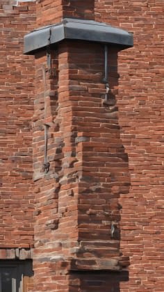 Chimney reinforcement and bracing techniques
