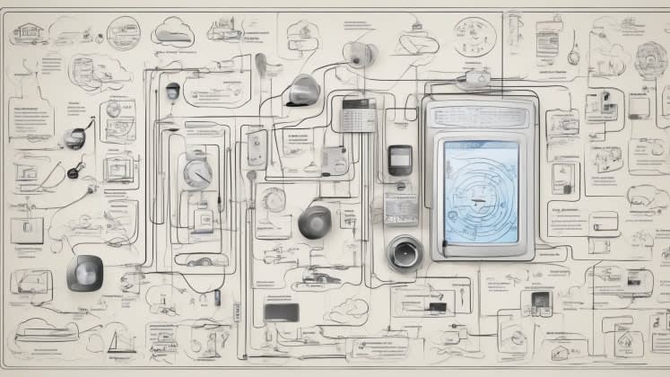 Emergency communication system diagram