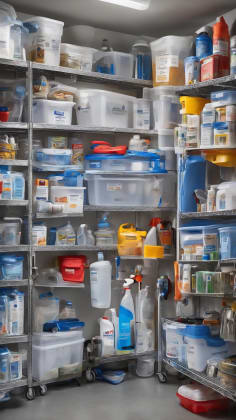 Supply storage system organization