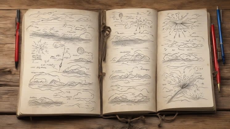 Technical term explanation guide: A guide explaining scientific terms like "convection," "advection," "convergence," and "divergence" in simple terms, with visual representations.