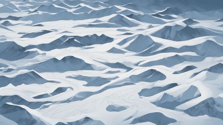 Snow band formation patterns: An illustration of different types of snow band structures, including single bands, multiple bands, and oscillating bands. The image shows how these different structures affect the distribution of snowfall.