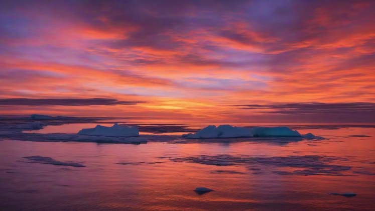 Geographic sunset variation patterns