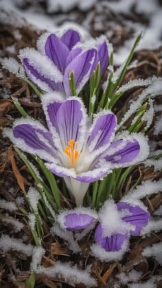 Late season snow characteristics
