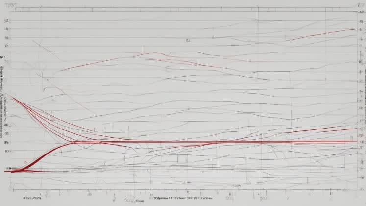 Temperature profile interpretation guide: A close-up view of the temperature curve on a Skew-T diagram, with annotations indicating how to read temperature values at different pressure levels.