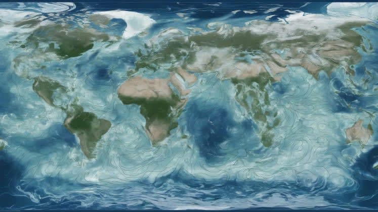 Global waterspout occurrence map