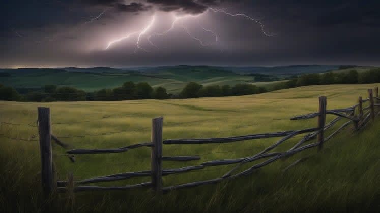Heat lightning myths vs. facts visualization