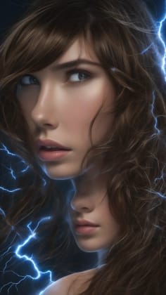 Static electricity formation patterns