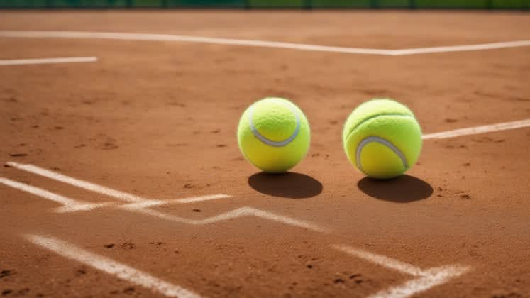 Wind impact on ball trajectory: A diagram showing how different wind directions (headwind, tailwind, crosswind) affect the path of a tennis ball.