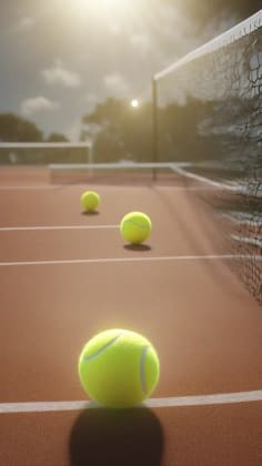 Spin behavior in wind conditions: An animation illustrating how topspin and backspin interact with wind, affecting the ball's trajectory and bounce.