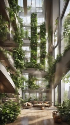 Biophilic design layout examples