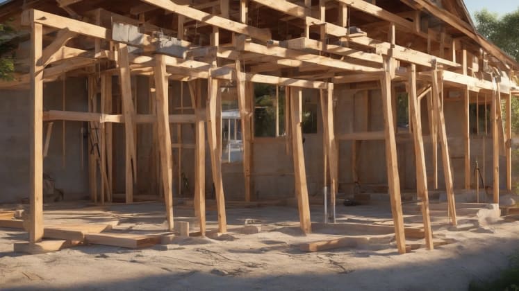 Home retrofitting process with earthquake safety features