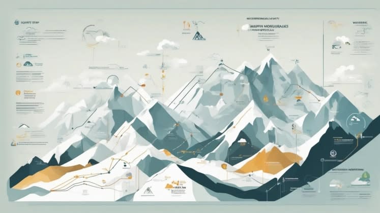 Mountain weather safety protocol diagram. This diagram outlines key safety protocols for mountain activities, including weather monitoring, equipment checks, route planning, and communication strategies.