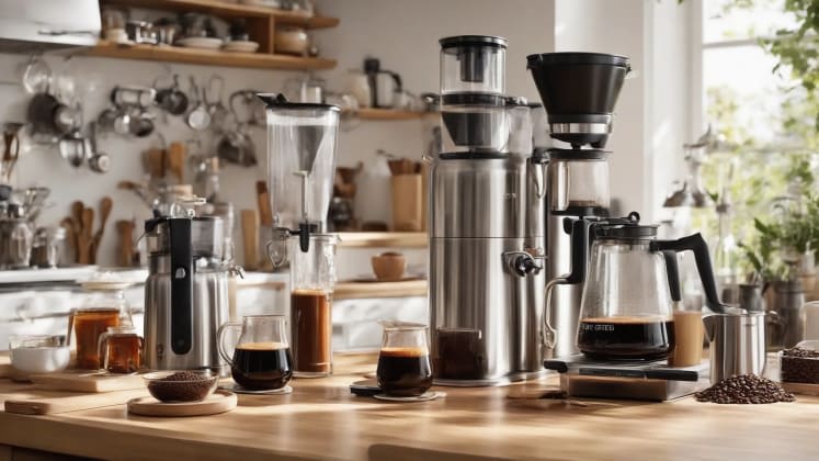 Seasonal coffee brewing methods and equipment