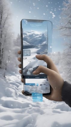 Preventive care strategies: A checklist outlining essential maintenance steps for smartphones in cold weather, such as using a case, storing the phone properly, checking the temperature regularly, and limiting usage.