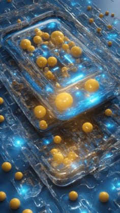 Ion mobility pattern analysis: An animated graphic showing the movement of lithium ions within a battery at different temperatures. The animation demonstrates how ions move more sluggishly in cold conditions compared to warmer conditions.