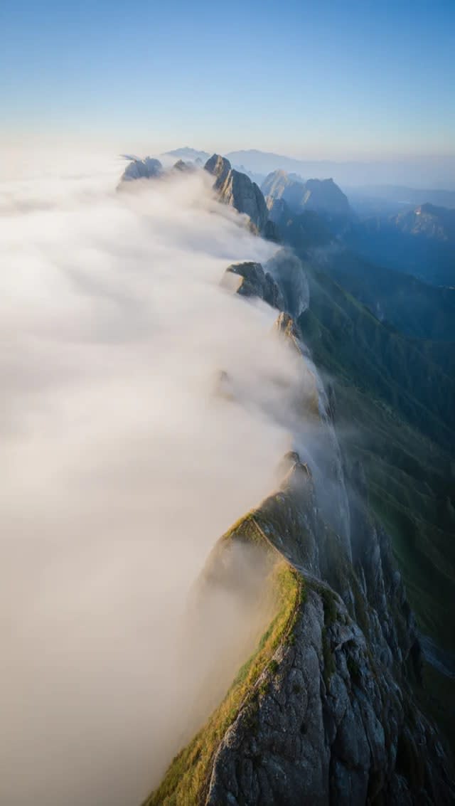 Mountain Sunset, mountains, sunset, calm, serene, peaceful, nature, landscape, warm