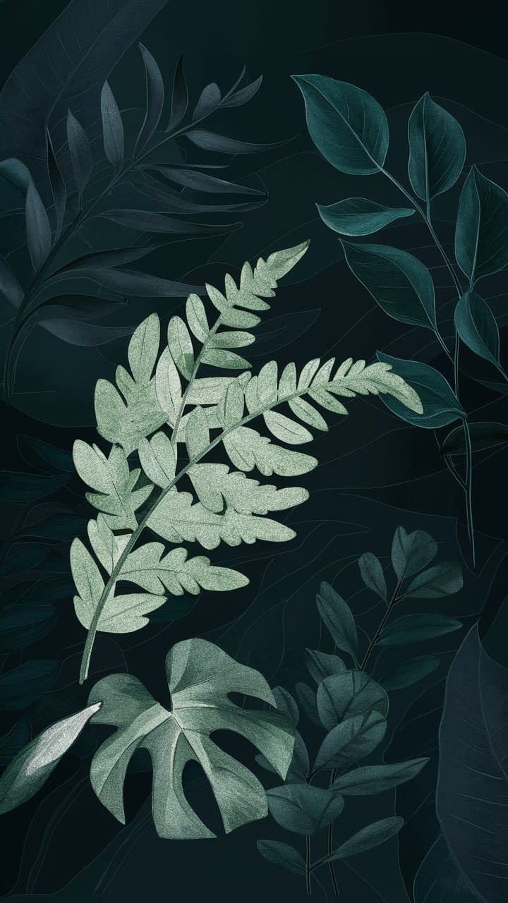 Monstera Minimal, botanical, monstera, simple, green, calm, serene, peaceful, plant, modern