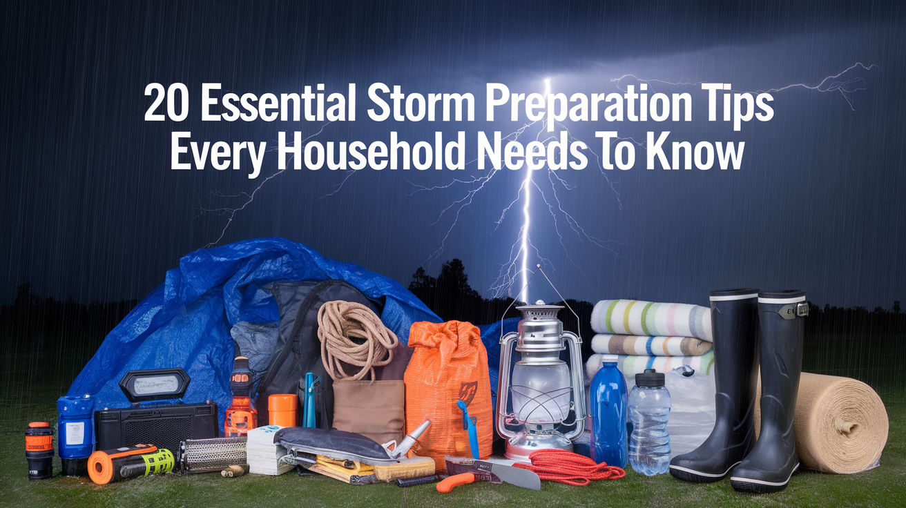 20 Essential Storm Preparation Tips Every Household Needs To Know