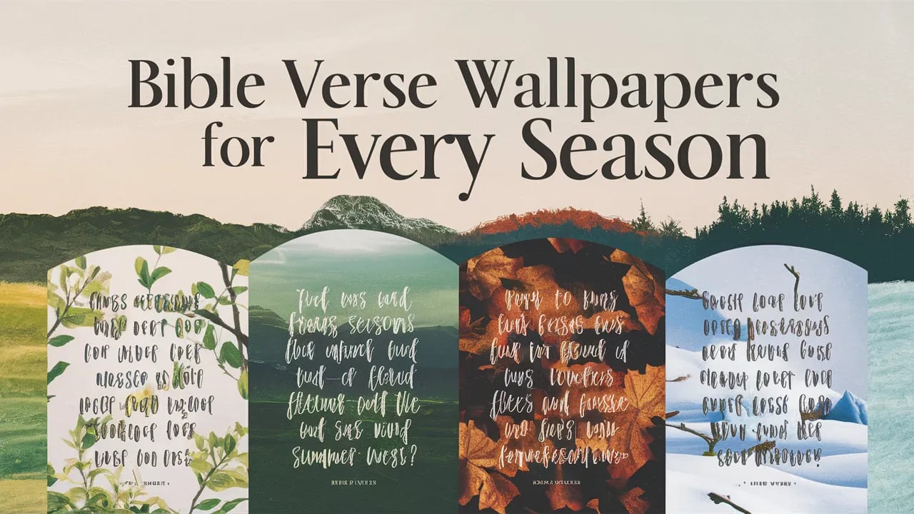 Bible Verse iPhone Wallpapers for Every Season | A Curated Collection