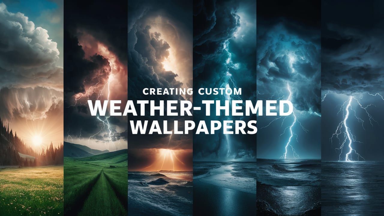 Creating Custom Weather-Themed Wallpapers | A Comprehensive Step-by-Step Guide