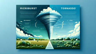 What Is a Microburst and How Does It Differ from a Tornado?