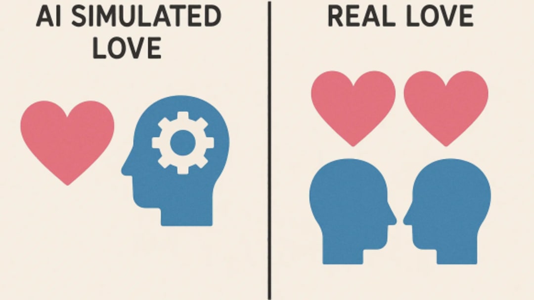 AI Simulated vs Real Love