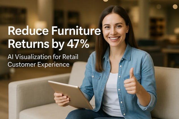 Reduce Furniture Returns by 47% | AI Visualization Technology for Retail Customer Experience – Increase Order Value by 32% & Boost Satisfaction | Revolutionary E-commerce Solution