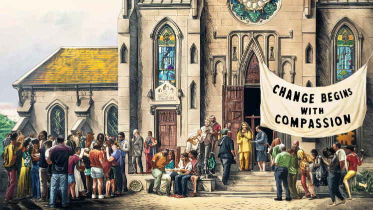 Christians worship at the Church of the Holy Sepulchre during wartime Easter 2026